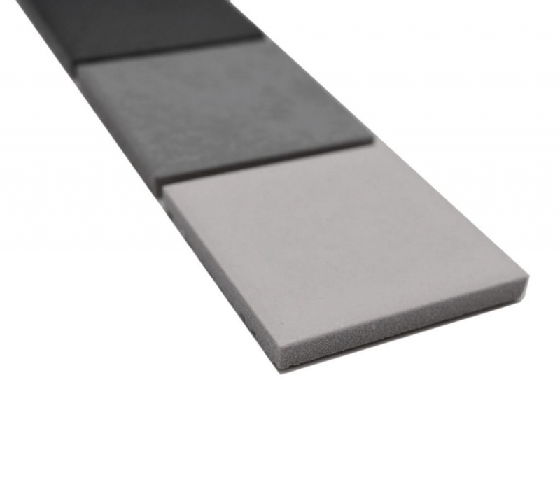 Bordo a mosaico Borde mix grigio ceramica MOS14BOR-0123