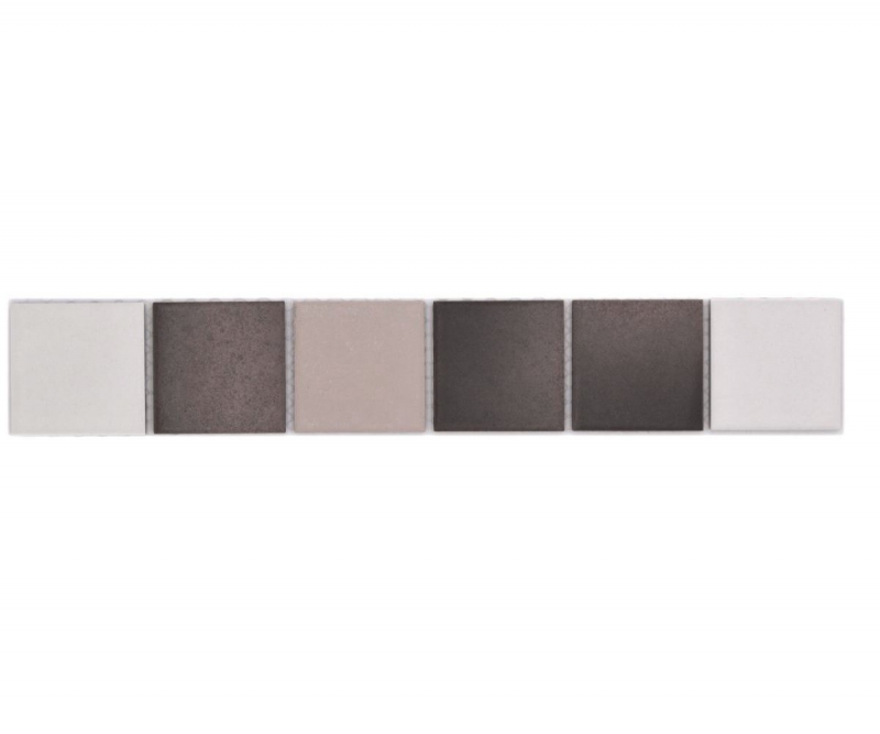 Bordo a mosaico Bordo beige marrone in ceramica MOS14BOR-1213