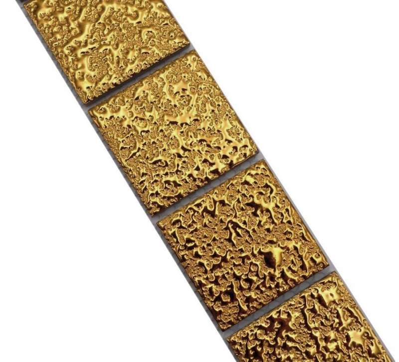 Bordo a mosaico Struttura in oro MOS16BOR-0707