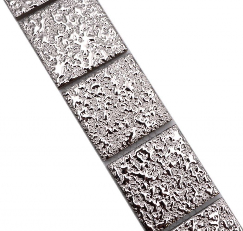 Bordo a mosaico Struttura in argento MOS16BOR-0207