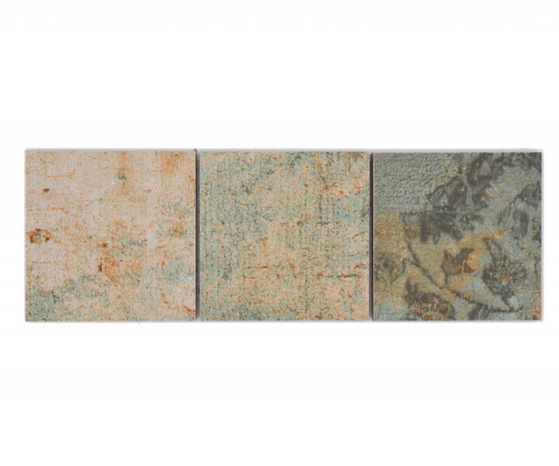 Bordo a mosaico Vintage 95 mix beige-marrone-verde MOS23BOR-95CB