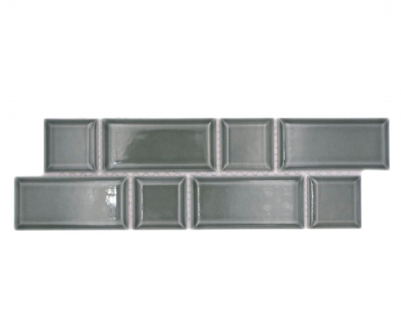 Bordo a mosaico Metro uni petrol mix MOS26BORWM-0218