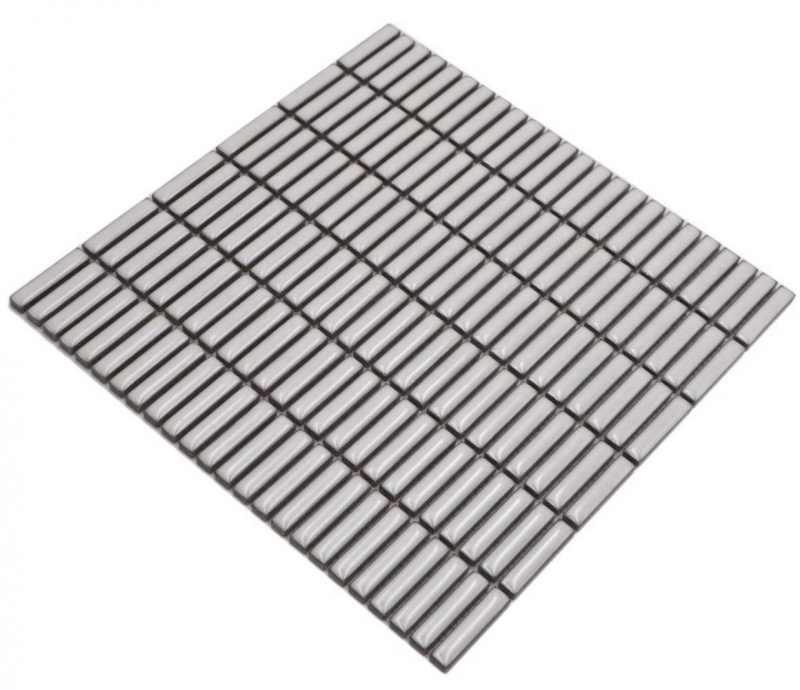 Ceramica mosaico bianco antico lucido bambù look mosaico piastrelle cucina muro piastrelle backsplash bagno doccia muro MOS24-BM3_f