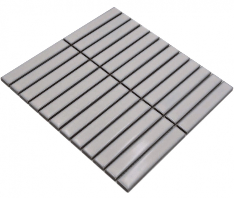 Mosaico ceramico bianco antico lucido effetto tondino piastrelle mosaico cucina piastrelle backsplash bagno doccia parete MOS24-S30_f