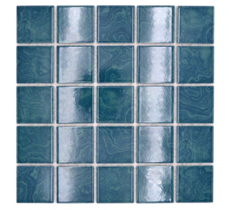 Mosaico di ceramica verde lucido n.d. Mosaico piastrella cucina piastrella parete specchio bagno doccia parete MOS14-0403_f