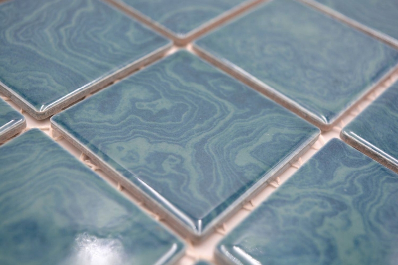 Mosaico di ceramica verde lucido n.d. Mosaico piastrella cucina piastrella parete specchio bagno doccia parete MOS14-0403_f