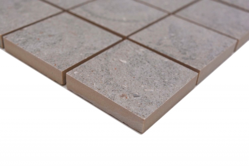 Mosaico ceramico grigio opaco aspetto retrò piastrelle mosaico cucina piastrelle backsplash bagno doccia parete MOS14-G3_f
