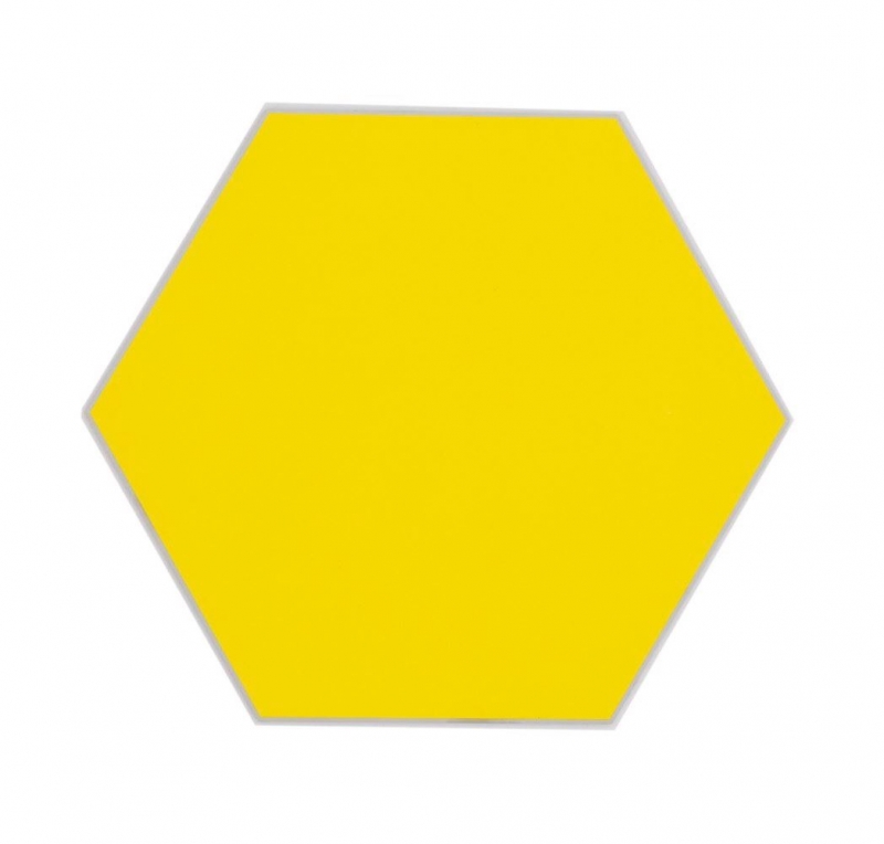 Piastrelle di mosaico autoadesive giallo opaco aspetto esagono piastrelle di mosaico cucina parete backsplash bagno MOS200-S07_f