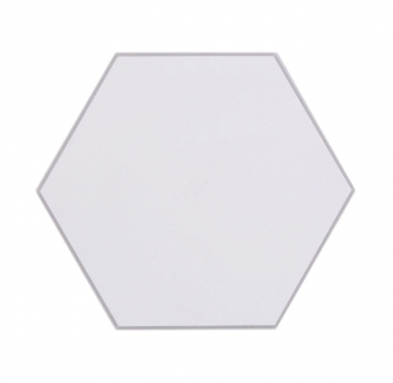 Piastrelle a mosaico autoadesive bianco opaco aspetto esagono piastrelle a mosaico parete cucina backsplash bagno MOS200-S01_f