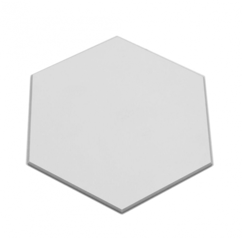 Piastrelle a mosaico autoadesive bianco opaco aspetto esagono piastrelle a mosaico parete cucina backsplash bagno MOS200-S01_f
