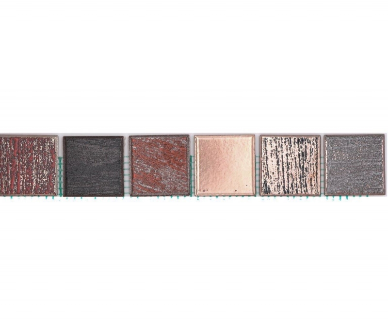 Border Border mosaico multicolore opaco aspetto retrò piastrelle mosaico cucina piastrelle muro specchio bagno doccia MOS24BOR-1235_f