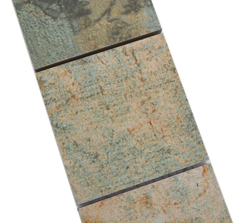 Border Border mosaico mix beige/marrone/verde opaco effetto tappeto piastrella mosaico cucina piastrella muro specchio bagno doccia MOS23BOR-95CB_f