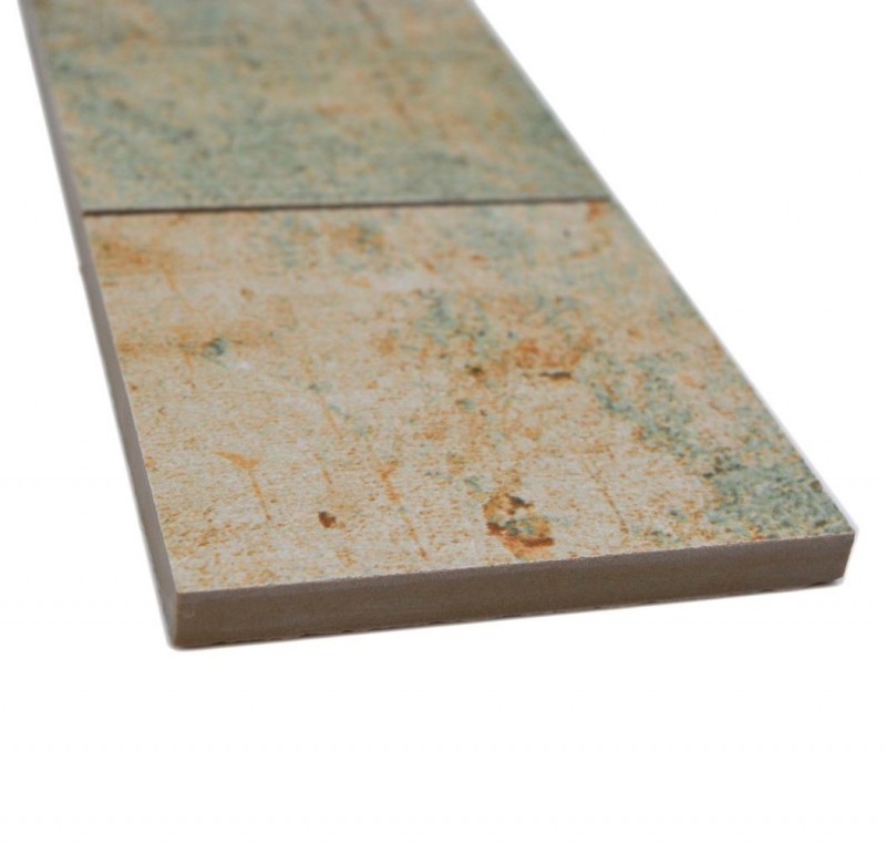 Border Border mosaico mix beige/marrone/verde opaco effetto tappeto piastrella mosaico cucina piastrella muro specchio bagno doccia MOS23BOR-95CB_f