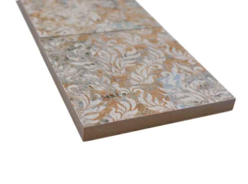 Border Border mosaico mix chiaro multicolore opaco effetto tappeto piastrelle mosaico cucina piastrelle muro specchio bagno doccia MOS23BOR-95CS_f