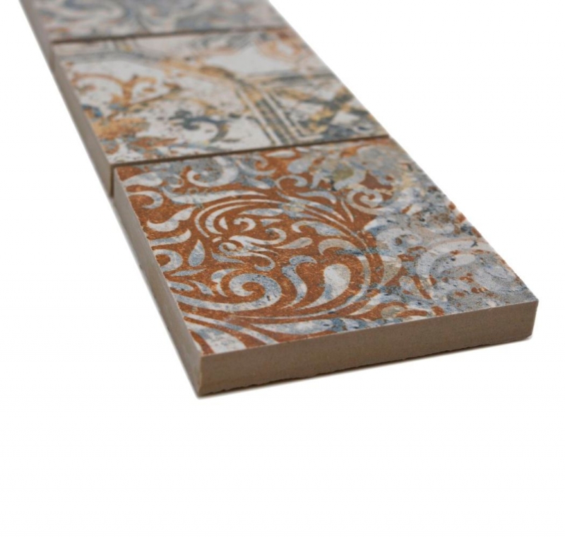 Border Border mosaico mix forte multicolore opaco aspetto tappeto piastrelle mosaico cucina piastrelle muro specchio bagno doccia MOS16BOR-71CV_f