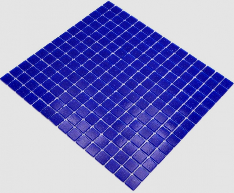 Piastrella di vetro a mosaico blu oltremare lucido aspetto piscina piastrella di mosaico parete cucina piastrella specchio bagno doccia parete MOS200-A20_f
