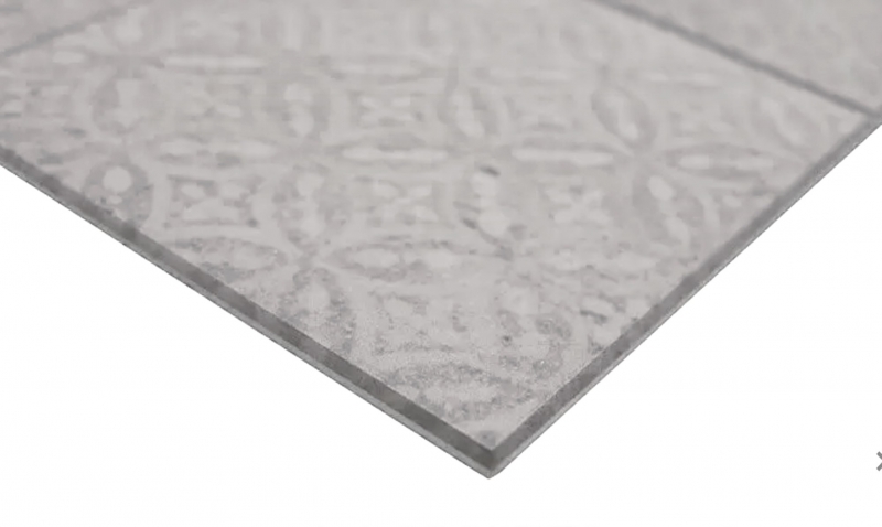 Campione a mano mosaico autoadesivo in vinile ornamento grigio shabby chic MOS200-SCELLO_m