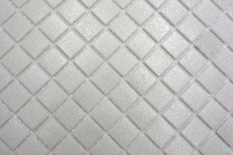 Mosaico in vetro dipinto a mano Mosaico da piscina Mosaico galleggiante Bianco antico Grigio chiaro Crema MOS200-A03_m