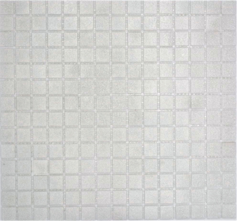 Mosaico in vetro dipinto a mano Mosaico da piscina Mosaico galleggiante Bianco antico Grigio chiaro Crema MOS200-A03_m