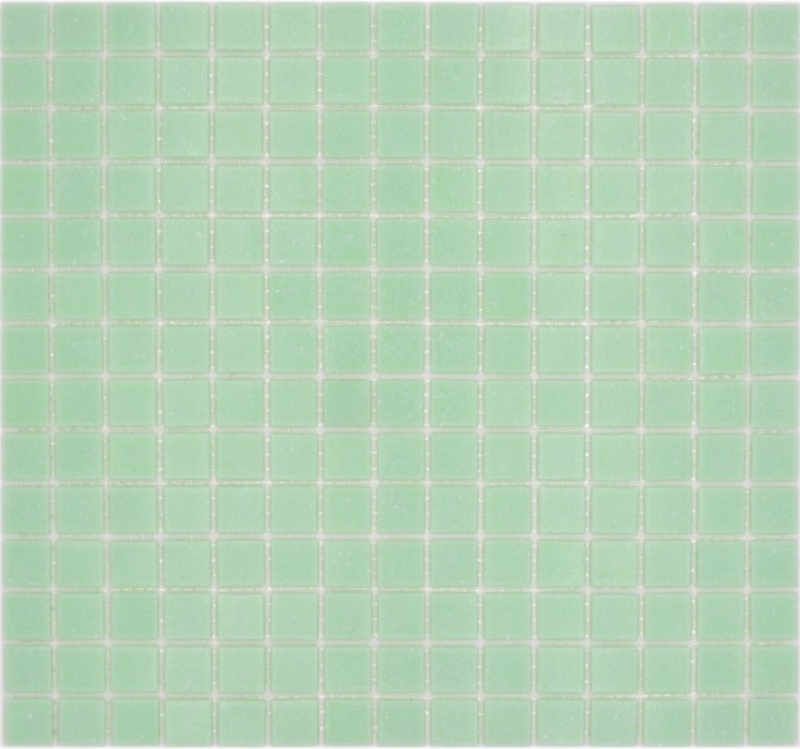 Mosaico in vetro dipinto a mano Mosaico da piscina Mosaico galleggiante Verde chiaro Verde pastello Macchie MOS200-A21_m