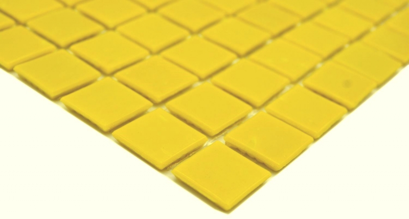 Campione a mano di mosaico di vetro giallo MOS200-A90_m