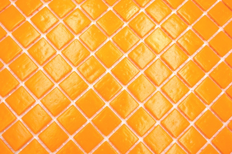 Campione a mano di mosaico in vetro arancione MOS200-A92_m