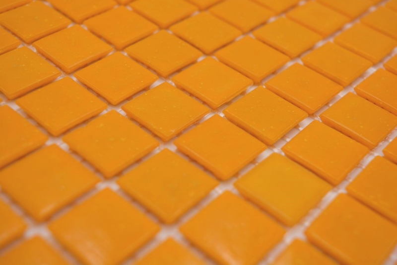 Campione a mano di mosaico in vetro arancione MOS200-A92_m