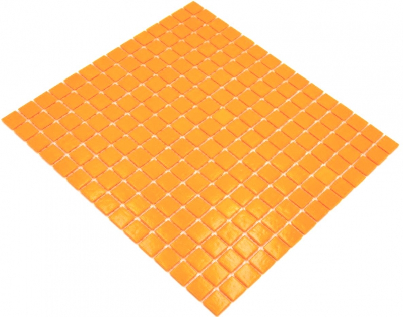 Campione a mano di mosaico in vetro arancione MOS200-A92_m