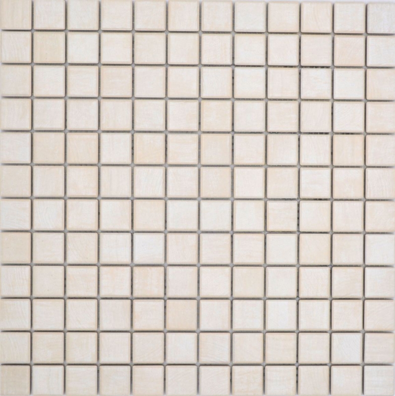 Jasba Senja Mosaico puro in ceramica gres acero opaco effetto legno cucina bagno doccia MOSJB21 1 tappetino