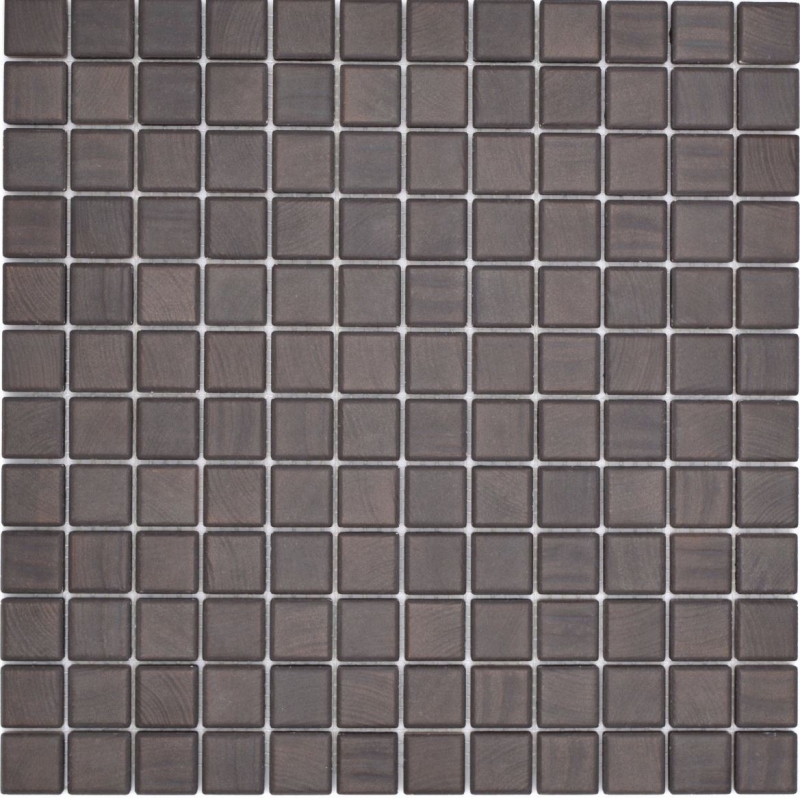 Jasba Senja Mosaico puro in ceramica gres wengé opaco effetto legno cucina bagno doccia MOSJB28 1 tappetino