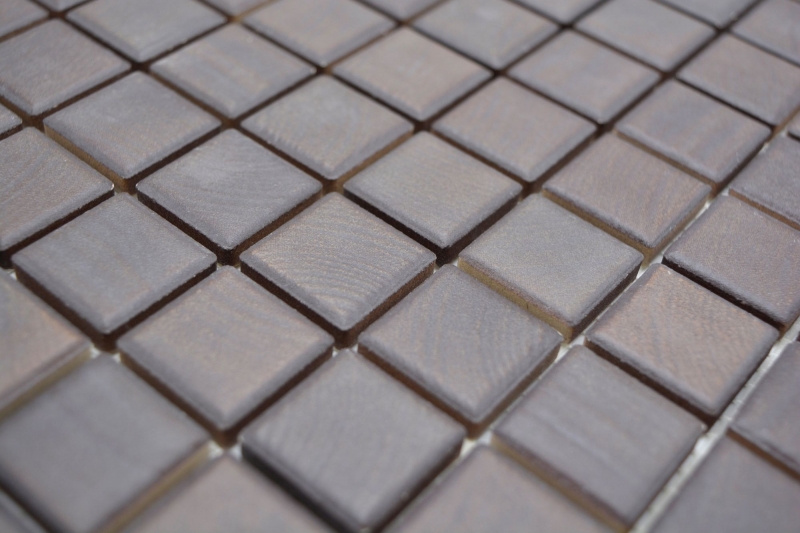 Jasba Senja Mosaico puro in ceramica gres wengé opaco effetto legno cucina bagno doccia MOSJB28 1 tappetino