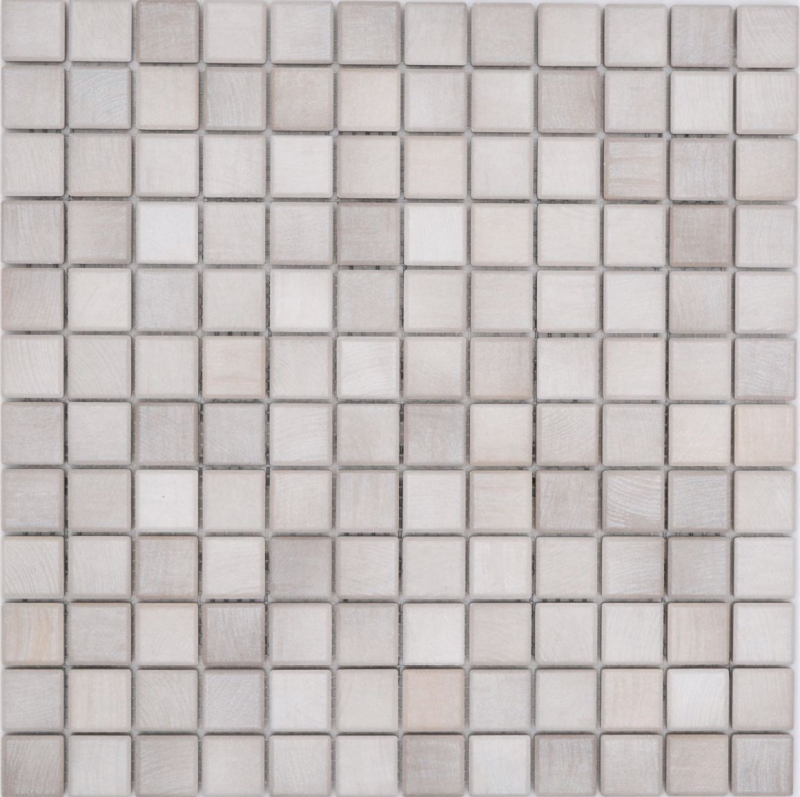 Jasba Senja Mosaico puro in ceramica gres opaco shabby chic cucina bagno doccia MOSJB04 1 tappetino