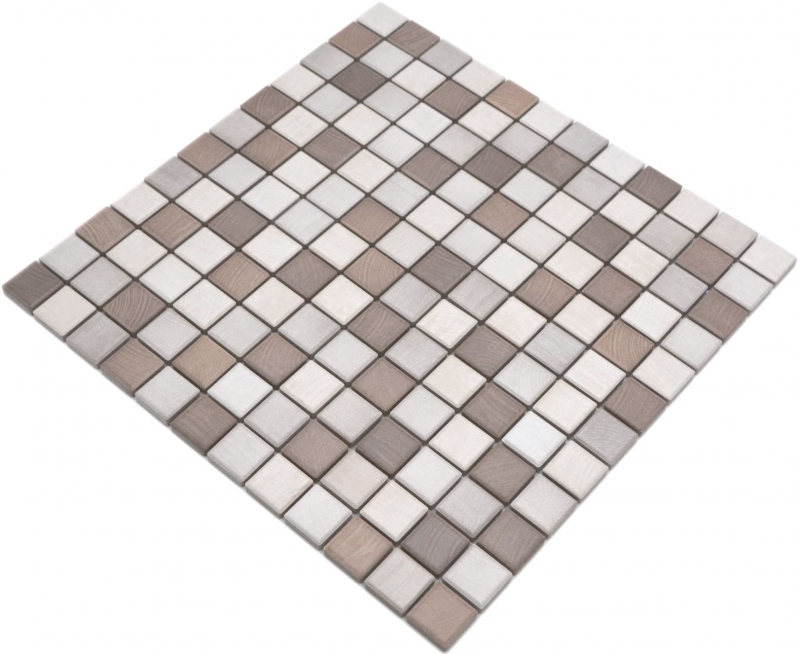 Jasba Senja Mosaico puro in ceramica gres misto legno opaco effetto legno cucina bagno doccia MOSJB05 1 tappetino