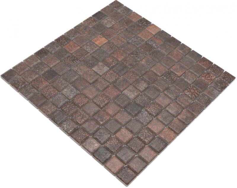 Jasba Ronda mosaico ceramico in gres effetto ruggine opaco cucina bagno doccia MOSJBR100 1 tappetino