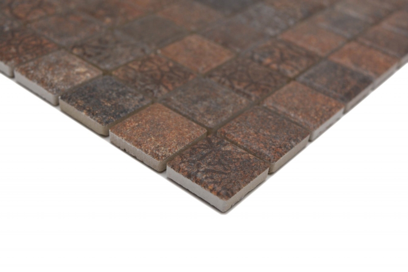 Jasba Ronda mosaico ceramico in gres effetto ruggine opaco cucina bagno doccia MOSJBR100 1 tappetino