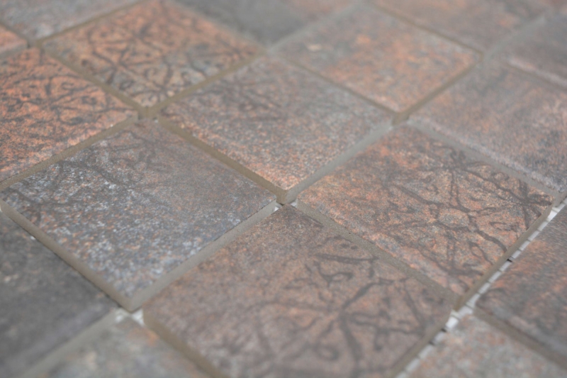 Jasba Ronda mosaico ceramico in gres effetto ruggine opaco cucina bagno doccia MOSJBR200 1 tappetino
