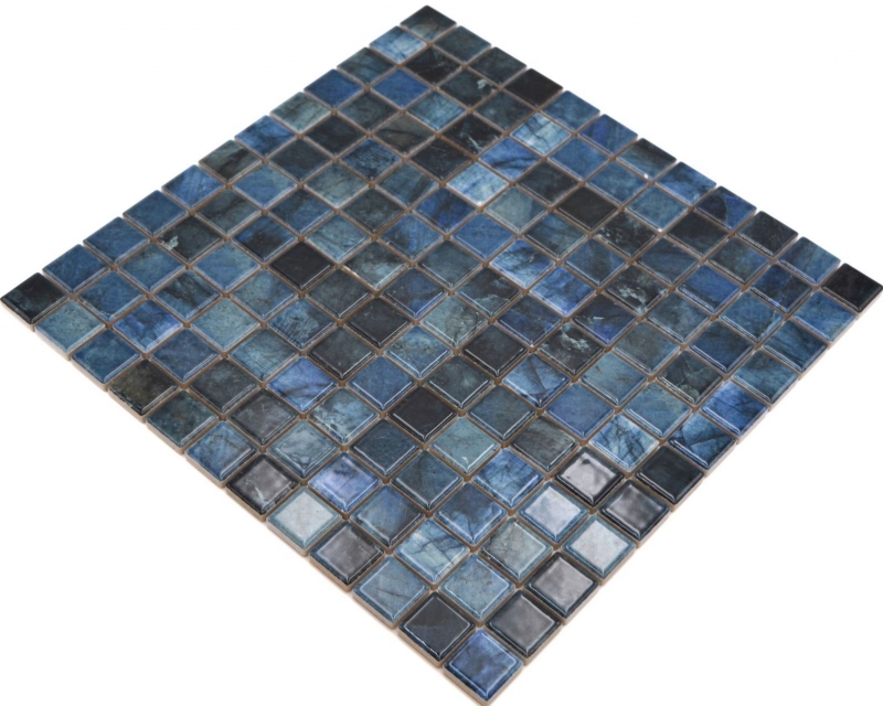 Jasba Agrob Buchtal Fresh Marble & More mosaico in ceramica gres labradorite blu lucido aspetto marmo cucina bagno doccia MOSJBMM20 1 tappetino