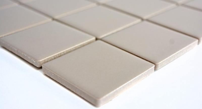 Piastrella a mosaico in ceramica fango opaco rivestimento parete cucina bagno MOS14-2411_f