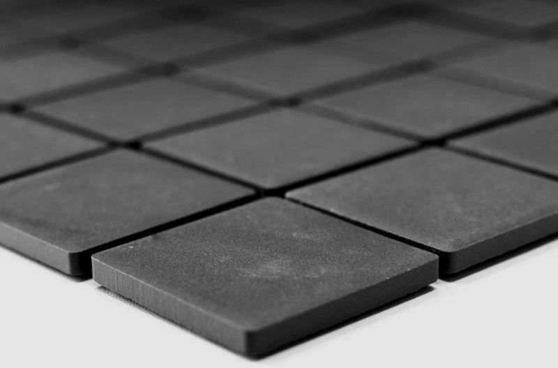 Piastrella a mosaico in ceramica marrone non smaltata per parete cucina bagno MOS14-CU253_f