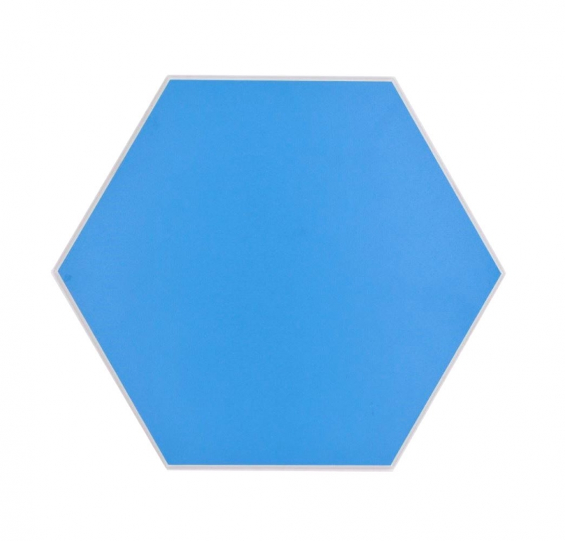 Piastrelle di mosaico autoadesive blu opaco aspetto esagono piastrelle di mosaico cucina muro piastrelle backsplash bagno MOS200-S04_f