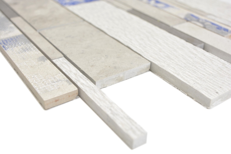 Misto marmo/ceramica grigio 3F mosaico piastrelle parete backsplash cucina bagno MOS180-D09STG_f