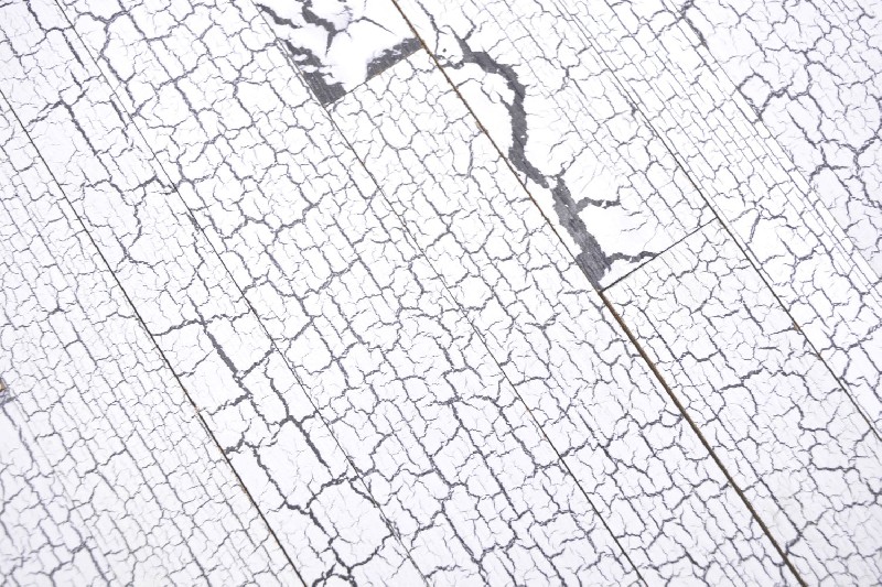 Campione a mano composito Woodland crack white HSC wall backsplash MOS170-PW5_m
