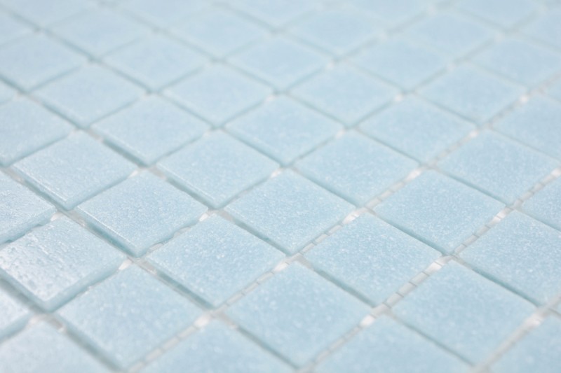 Piastrella di mosaico per piscina Mosaico per piscina Mosaico di vetro Azzurro carta-legante - MOS200-A11-P