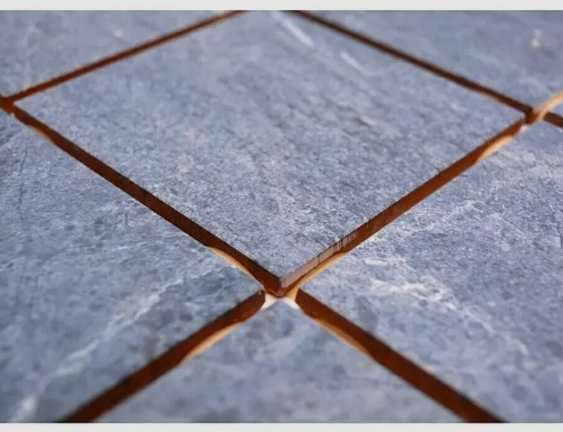 Mosaico ceramico grigio blu opaco effetto pietra Piastrella MOS22-BH808_f | 10 tessere di mosaico