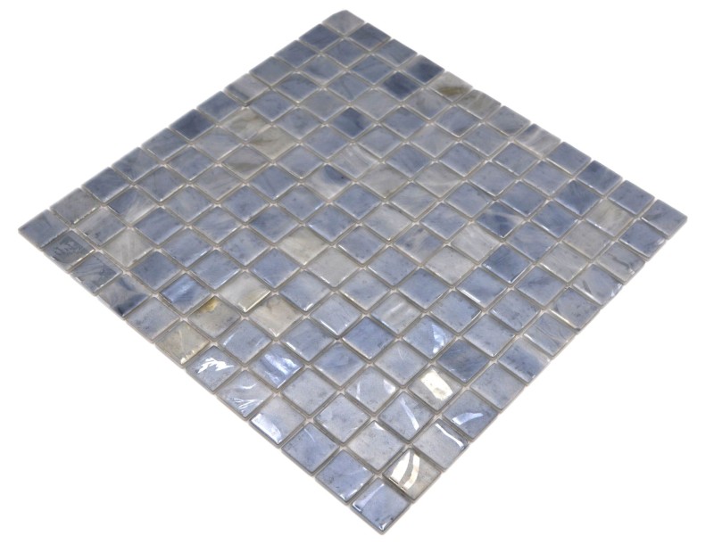 Mosaico piscina piastrella di mosaico piscina piccioni grigio blu beige toni parete doccia SPAGNA - MOS220-71254U_f