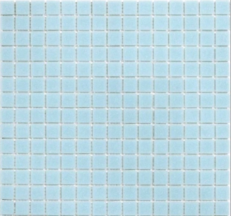 Campione a mano di piastrelle di mosaico per piscina mosaico di vetro mosaico azzurro carta-legno - MOS200-A11-P_m
