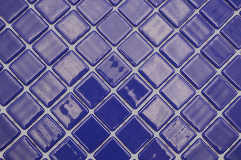 Piastrella di mosaico dipinta a mano mosaico piscina mosaico piscina blu scuro blu navy parete doccia SPAGNA - MOS220-25803U_m