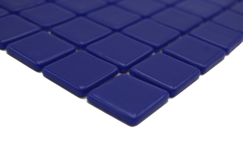 Piastrella di mosaico dipinta a mano mosaico piscina mosaico piscina blu scuro blu navy parete doccia SPAGNA - MOS220-25803U_m