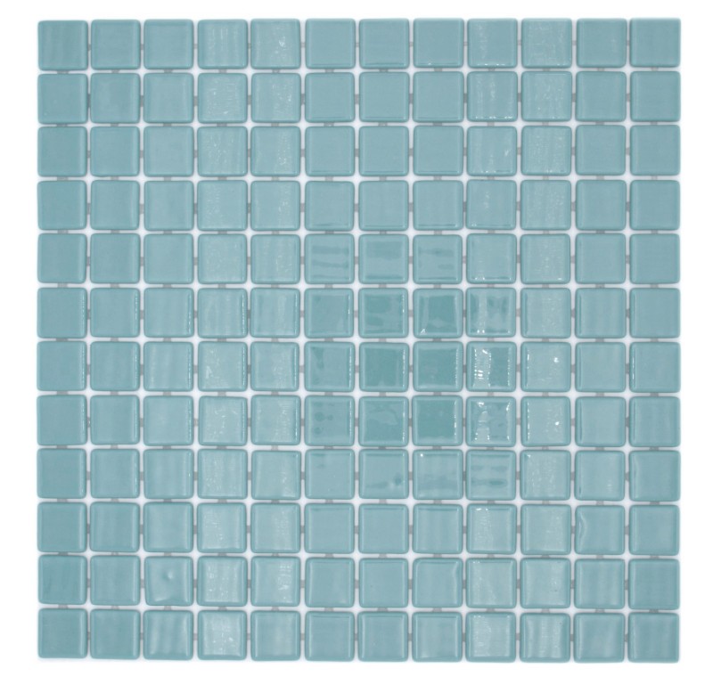 Campione a mano piastrelle di mosaico piscina mosaico piscina mosaico turchese verde pastello parete doccia SPAGNA - MOS220-25832U_m