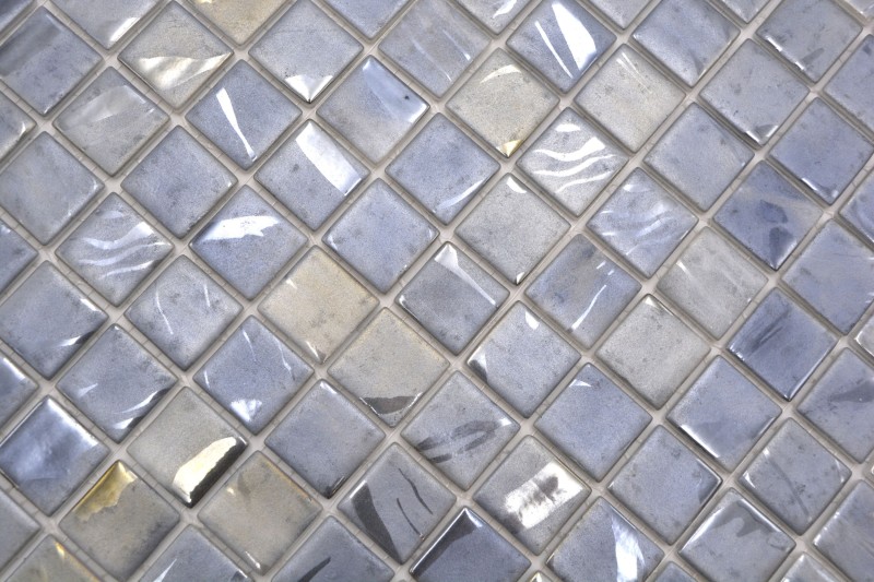 Piastrella di mosaico a mano mosaico piscina mosaico piscina piccioni grigio blu beige toni parete doccia SPAGNA - 220-71254U_m